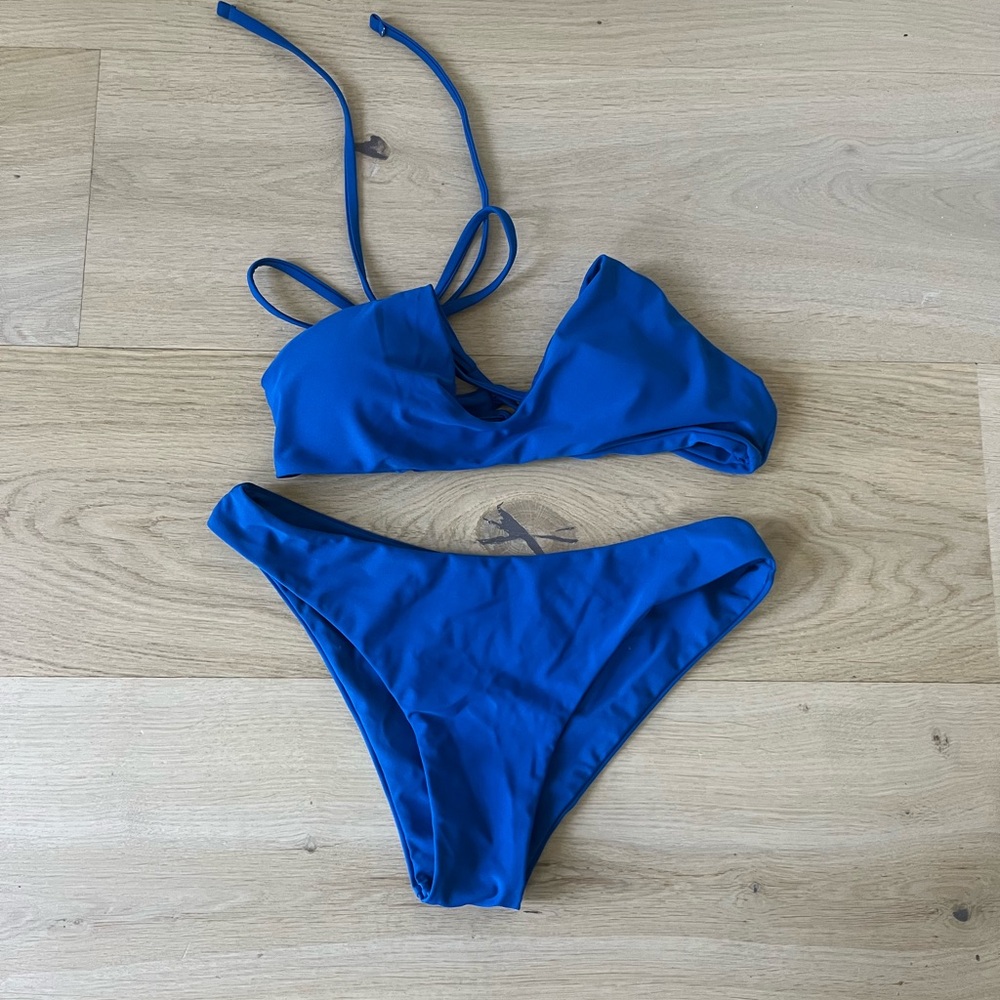 Royal blue bikini
